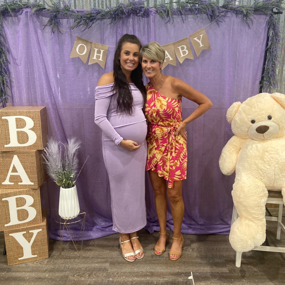 Lavender Maternity Dress